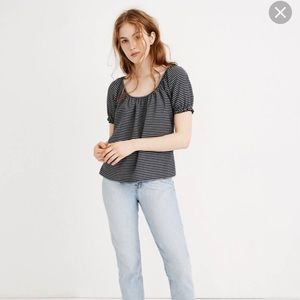 Madewell Texture & Thread Peasant Top